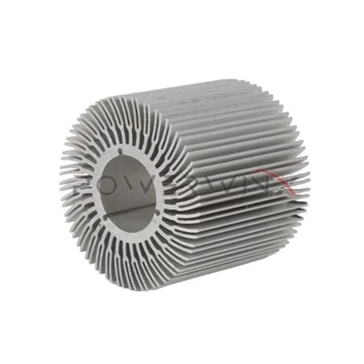 Dissipatore di calore in alluminio rotondo